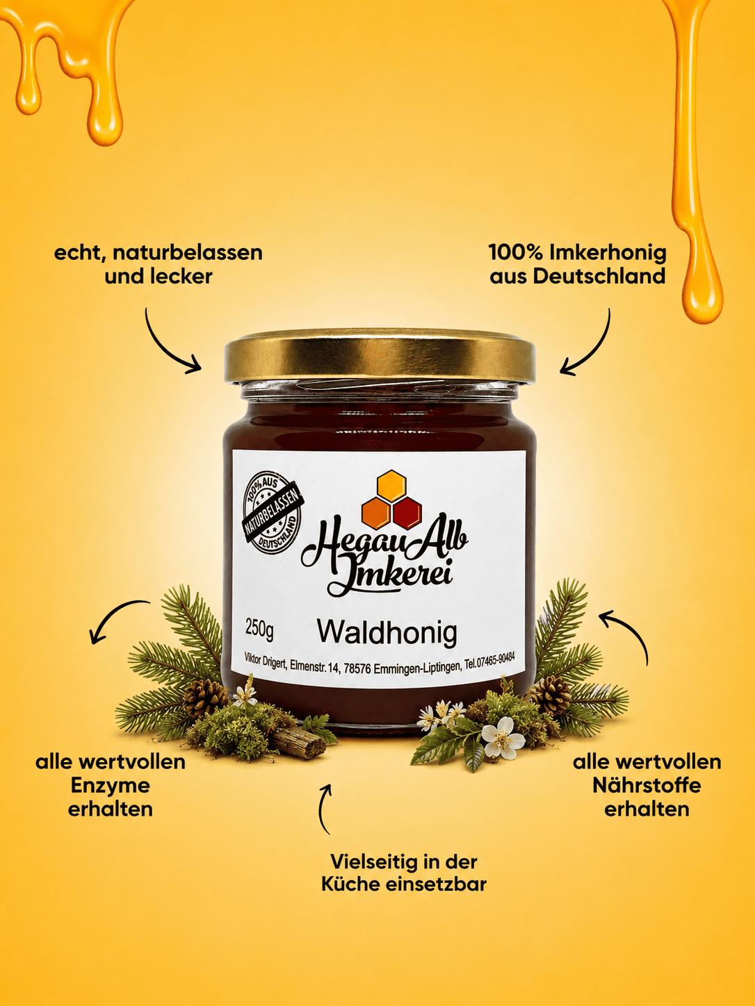 Deutscher Waldhonig - 250g