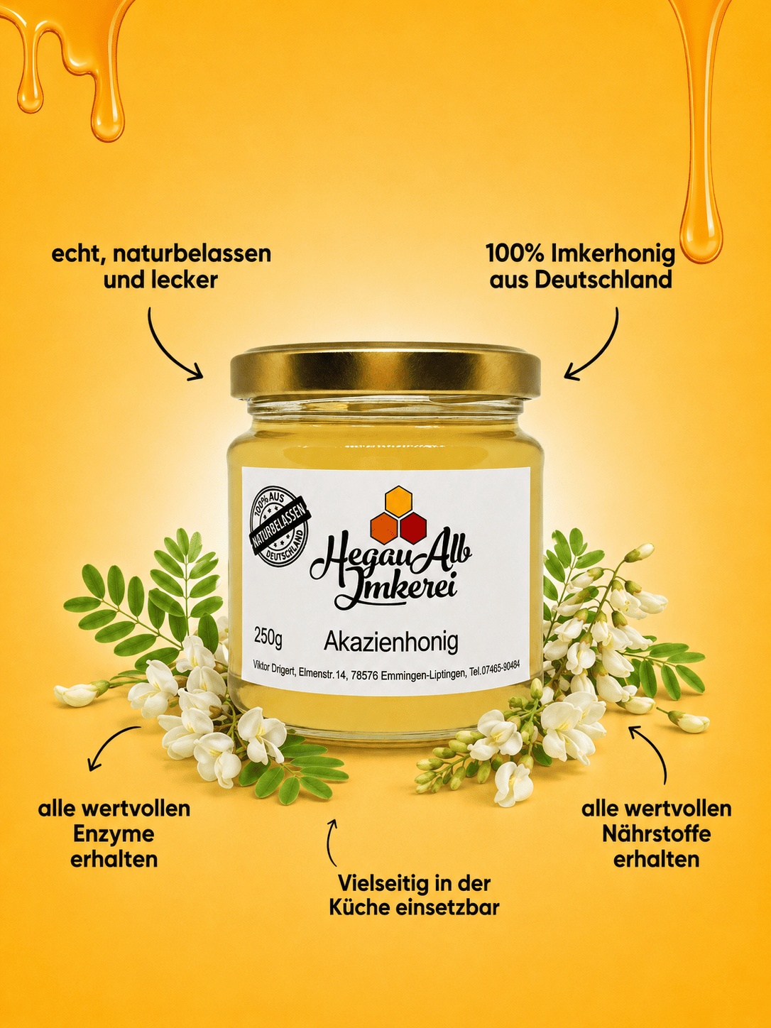 Deutscher Akazienhonig - 250g